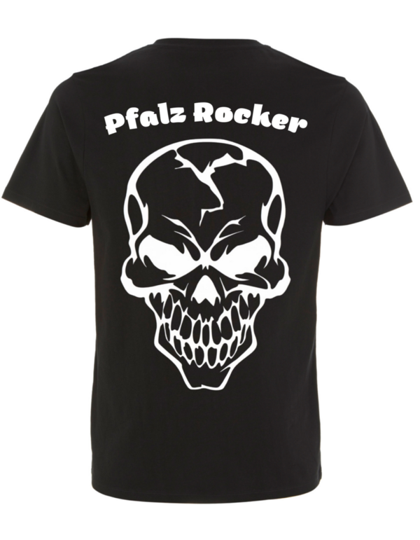 Pfalz Rocker mit Skull auf dem Rücken