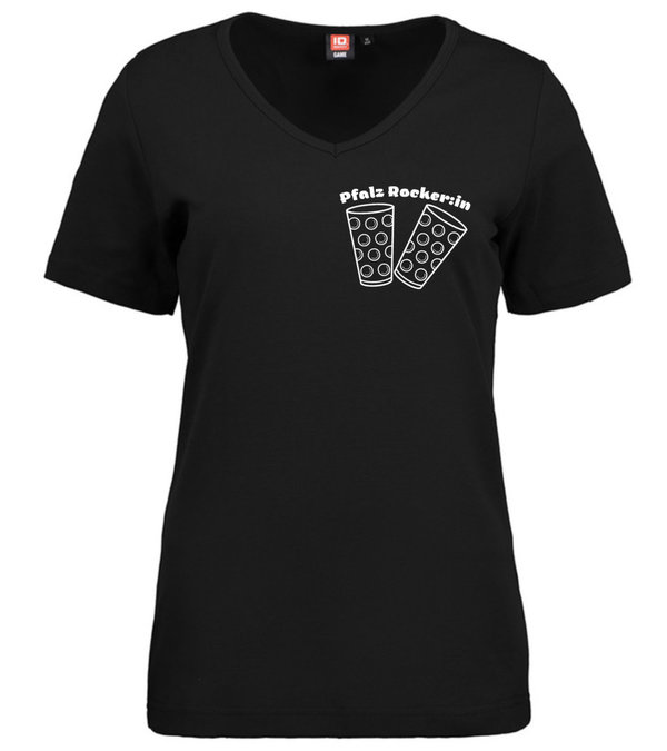 Pfalz Rockerin Shirt mit Dubbegläser